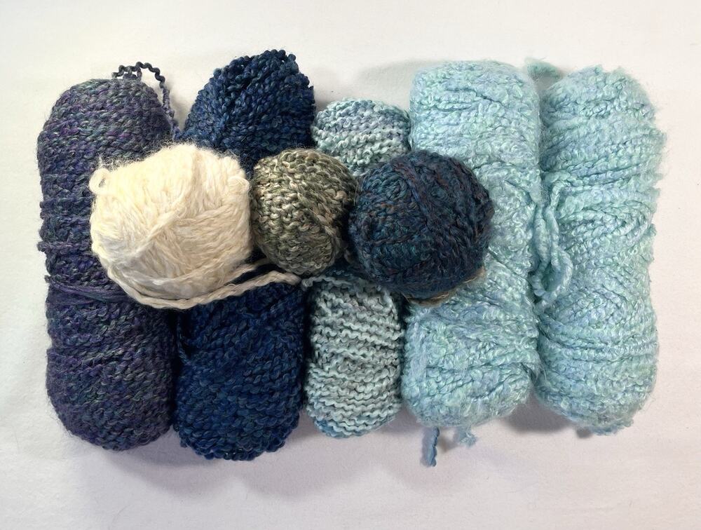 Lot Of Lion Brand Homespun Yarn In Various Colors